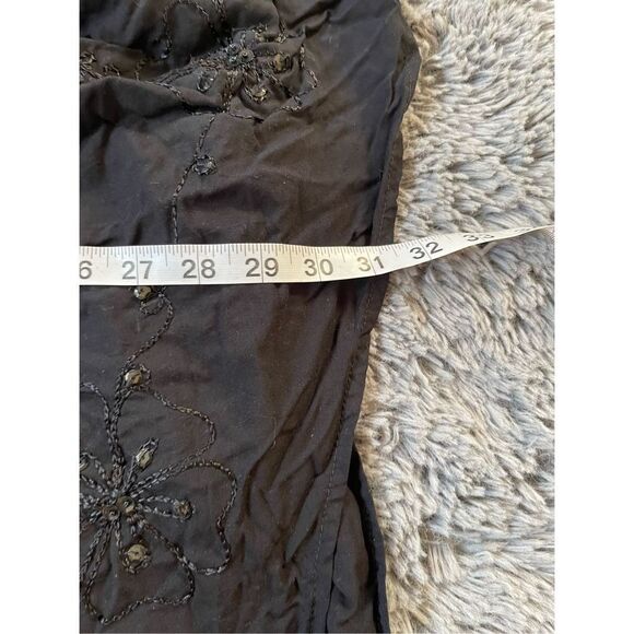 Y2k Hawaiian black halter dress with sequin details size medium - Picture 7 of 7